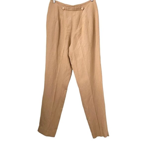 YL by Yair Brown/Tan Trouser Pants in Size 12 Made in USA - Picture 2 of 11
